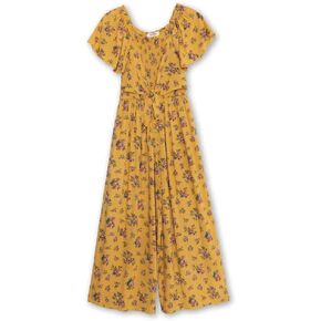 Speechless Girls Wide Leg Smocked Bodice Jumpsuit