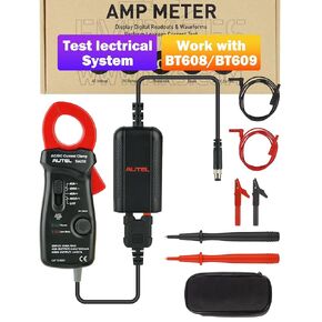 Autel Battery Tester Accessory Kit Autel BTAK Include Digital Multimeter and Current Clamp Compatible with MaxiBAS BT608/BT609 Battery Analysis Tools Measures Voltage Current and Resistance