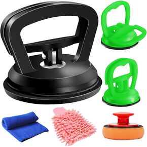 Car Dent Puller, Car Dent Remover Puller, 6 PCS Suction Cup Dent Puller Car Dent Removal Kit Dent Remover Tool for Car Dent Repair, Glass, Screen, Tiles Lifting and Objects Moving