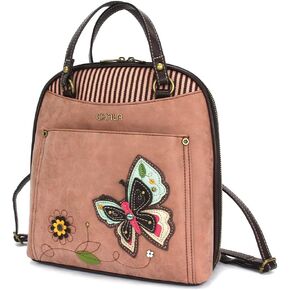 CHALA Convertible Backpack Purse - Women Convertible Shoulder Purse with Adjustable Strap
