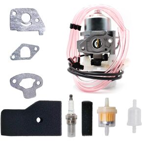 Carburetor with Air Filter Spark Plug Gasket Fuel Line EU2000I Carburetor for Honda EU2000i EB2000i EU2000iK1 EU2000iT1 Generator Carb Replace 16100-Z0D-D01 16100Z0DD01