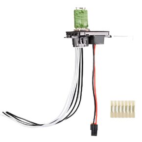 Blower Control Module HVAC Fan Motor Resistor with Harness 22807123 - Adjust Fan Speed and Air Volume - Resistors Kit Compatible with Partial Manual AC Controls Chevrolet GMC Avalanche Tahoe