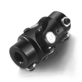 3/4" DD x F-ord Triangle Black Steering Universal Joint Single U Joint Shaft,Total Length: 83mm (3-1/4")