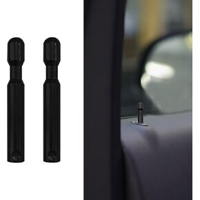 2PCS Car Door Lock Knobs, Auto Interior Trim Door Lock Cover Lift Bolt, Vehicle Accessories Door Lock Control Post Pull Pins Replacement Parts# FODZ-5421850-A for Ford F150 Door Lock Pull Knob