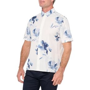 Vince Men's Faded Floral Short-Sleeve