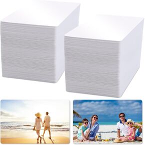 270 Pieces Sublimation Paper Business Cards Which Can Be Sublimated Both Sides,3.34 x 2.12 x 0.011 Inch Blank Sublimation Card for Color UV Print