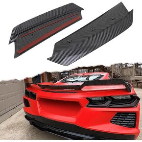 ترقية الخلفي الجذع المفسد الخوص صالح لل كورفيت C8 Z51 2020 2021 2022 2023 2024 مزدوج الجانب ألياف الكربون رسمت 2 قطعة in Kuwait