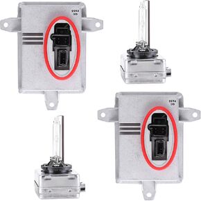 2PCS Xenon HID Headlight Ballast Control Unit Module with D1S Bulb Compatible with 2013-2016 Hyundai Genesis Coupe 2-Door D1S Xenon HID Bulb & Ballast 3Z921-01700 92190-3Z200 18647-35006