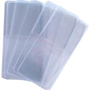 50 Pack Double Pocket 2x2 Unplasticized Vinyl Flips Safe for Long Term Coin Storage
