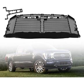Front Upper Radiator Grille Air Shutter Assembly w/o Motor Fits 2021 2022 2023 Ford F150 F-150 - Upper Radiator Shutter Grille Assembly