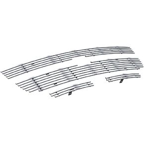 APS Compatible with Chevy Silverado 1500 HD 2006 & 05-06 2500HD 3500 & 07 Classic Models Stainless Steel Chrome Billet Grille Insert Combo S18-S37676C