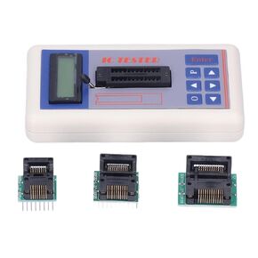 Integrated Circuit Meter Tsh 06F Integrated Circuit Tester Ic Transistor Meter with 5V 3.3V Auto Modes for Microelectronics Engineers(Without Terminal) (with Terminal)