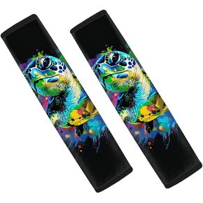 Cow Print Universal Car Seat Belt Pads Cover,Safety Seat Belt Comfortable Shoulder Pads Soft Lightweight Backpack Shoulder Pads for Adults Teen Kids