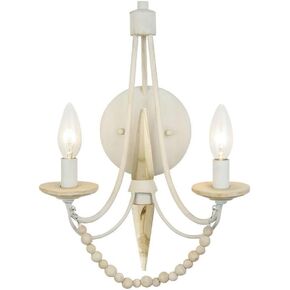 Brentwood 2-Lt Wall Sconce - Country White