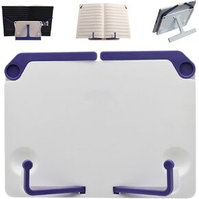 Maydahui Mini Desktop Book Stand Portable Foldable Lightweight Book Rest for Music score Cookbook Tablet (Max Size - 12 x 6 Inches),Ergonomic Reading Posture