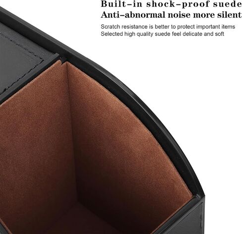 Car Rear seat Storage Box with Two Drink Cup Holders as Well as Tissue Box, Cell Phone Holder and Hook, Versatile Storage, Suitable for Children and car Travel (Black) in Saudi Arabia