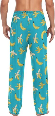 Men's Pajama Pants Pjs Bottoms with Pockets Sleep Lounge Pants for Men in Saudi Arabia