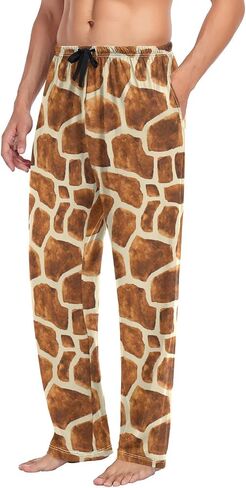 Pajama Pants Men Sleepwear Lounge Pants Pjs Bottoms with Pockets in Saudi Arabia