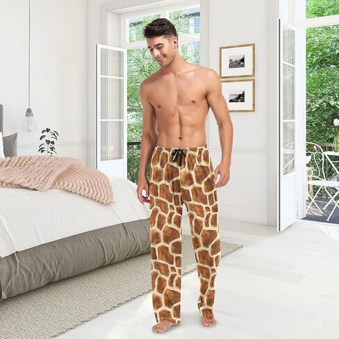 Pajama Pants Men Sleepwear Lounge Pants Pjs Bottoms with Pockets in Saudi Arabia