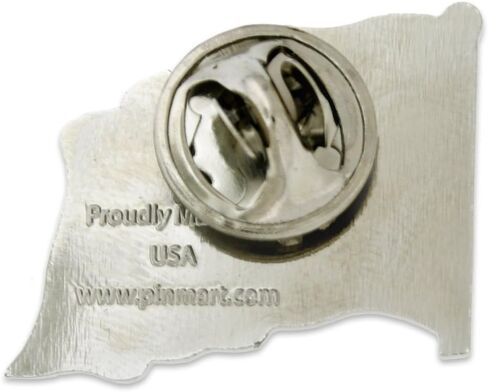 PinMart's 2 Pack Made in the USA American Flag Enamel Lapel Pins in Saudi Arabia