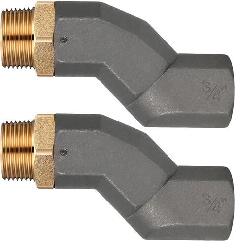 2 قطعة 3/4 بوصة NPT موصل دوار لخرطوم الوقود، موصل دوار 360 درجة لفوهة الوقود، موصل خرطوم دوار، دوار متعدد المستويات للديزل والبنزين in Kuwait