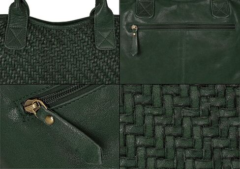 Gift For Mothers Day Alice Braided Washed Leather HandBag for Women in Saudi Arabia