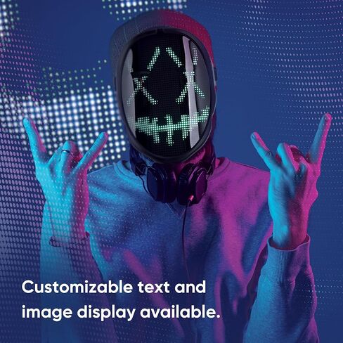 CHEMION Led Mask with Bluetooth App, Led Face Mask for Adults, Digital Face Mask for Birthday Parties, Concerts, Costume mask in Saudi Arabia