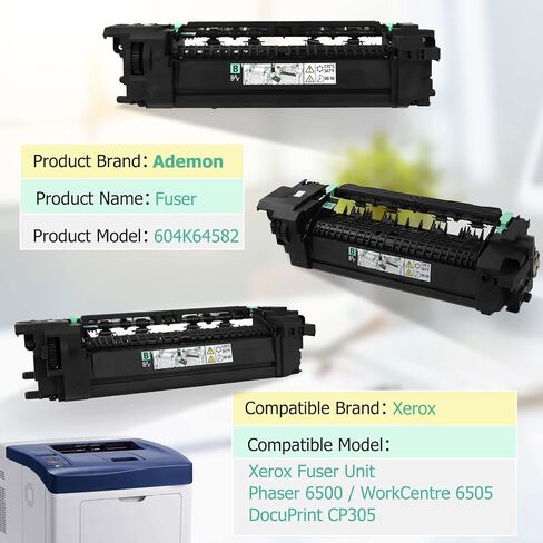 مصهر 604K64582 متوافق مع الطابعة، استبدال وحدة المصهر لوحدة المصهر Phaser 6500 / WorkCentre 6505/DocuPrint CP305، مجموعة صيانة المصهر لأجزاء الطابعة in Kuwait