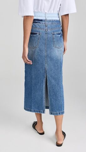 Women's Double Waisted Denim Skirts in Saudi Arabia
