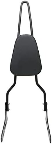 مسند ظهر سيسي بار مع وسادة مريحة متوافقة مع Harley Softail Slim FLSL Deluxe FLHC FLHCS FLDE Street Bob FXBB 2018-2021 (أسود) in Kuwait