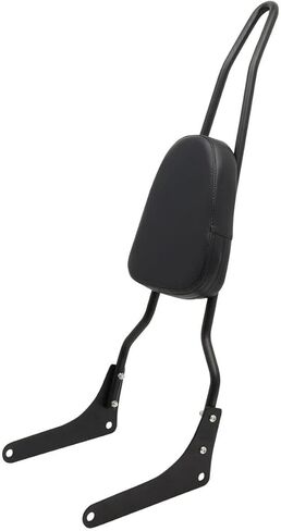 مسند ظهر سيسي بار مع وسادة مريحة متوافقة مع Harley Softail Slim FLSL Deluxe FLHC FLHCS FLDE Street Bob FXBB 2018-2021 (أسود) in Kuwait