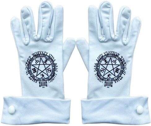 Alucard's Cosplay Glasses And Gloves Anime White Gloves Multicoloured Sunglasses Hhazbin-hotel Cosplay Costume Accessories in Saudi Arabia