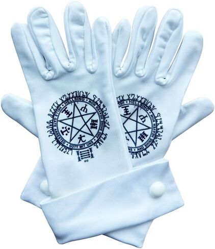 Alucard's Cosplay Glasses And Gloves Anime White Gloves Multicoloured Sunglasses Hhazbin-hotel Cosplay Costume Accessories in Saudi Arabia
