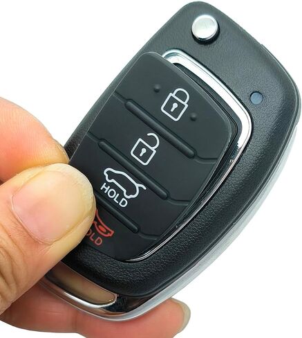 Replacement Key Fob Button Pad fit for 2010-2013 Kia Soul 2012-2014 Kia Rio Sportage Folding Flip Keyless Entry Key Fob Case Shell (3 Button) in Saudi Arabia