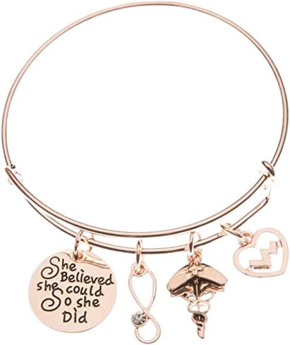 Infinity Collection - LPN Charm Bracelet - LPN Bangle Nursing Appreciation Gift for RN LPN Graduation Licensed Nurse in Saudi Arabia