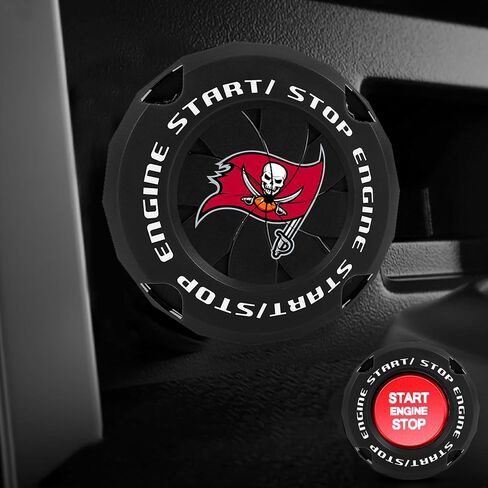 Car Accessories for buccaneers for football fan,fit buccaneers car gear -Cool engine car gifts decoration for men and women. (for hd black) in Saudi Arabia