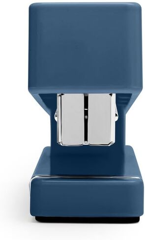 Poppin Stapler - The Original Modern Desk Stapler, Office Supplies, Office Desk Accessories, Lacquer Design, Solid Steel Anvil, Multiple Colors Available (Slate Blue) in Saudi Arabia