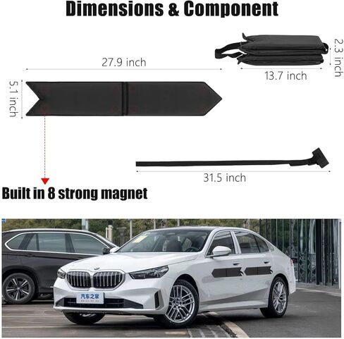 (2025 Newest Version) Dent Prevent Car Door Dent Protector | Removable Soft Cushion Magnetic Door Guards for Cars | Prevents Dents, Scratches & Dings, Pack of 2 in Saudi Arabia