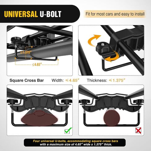 Nilight 84" x 39" x 6" Universal Roof Rack Cargo Basket Heavy-Duty 250LBS Capacity Rooftop Cargo Carrier Luggage Holder for SUV Truck Vehicle,2 Years Warranty in Saudi Arabia