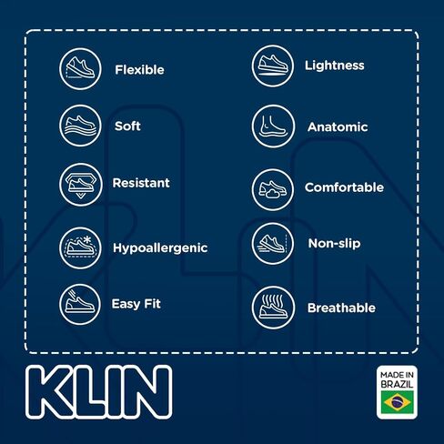 KLIN Boys Open Toe Sandals Adjustable Strap Comfortable Non-Slip Outsole - Tic Tac Casual - Made in Brazil (Toddler - Little Kid) in Saudi Arabia