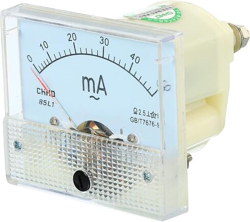 YOKIVE Analog Panel Ammeter, 85L1 Ampere Meter Current Tester, Great for Office, Art, Home, Daily Use (AC 0-50mA) in Saudi Arabia