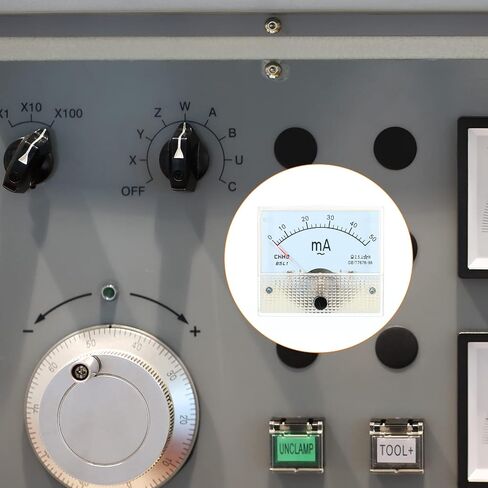YOKIVE Analog Panel Ammeter, 85L1 Ampere Meter Current Tester, Great for Office, Art, Home, Daily Use (AC 0-50mA) in Saudi Arabia