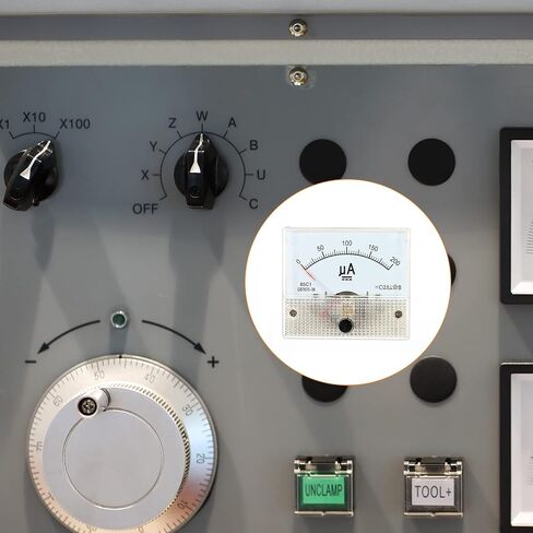 YOKIVE Analog Panel Ammeter, 85C1 Ampere Meter Current Tester, Great for Office, Art, Home, Daily Use (DC 0-200uA) in Saudi Arabia