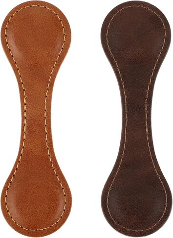 2 Pcs Leather Magnet Bookmark Retro Book Page Holder Vintage Page Marker Clip Handmade Cute Reading Accessories for Women Bookworm Book Lovers Reader Gift in Kuwait