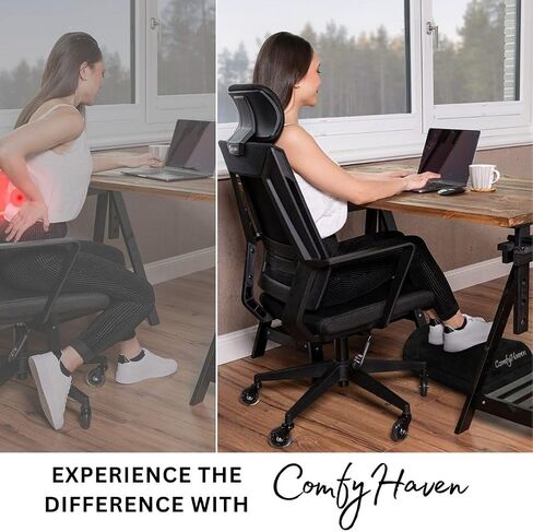 Premium Adjustable Ergonomic Under Desk Foot Rest Ideal for Office & Home Use, Memory Foam Foot Stool - Relieves Back & Hip Pain (Velvet) in Saudi Arabia