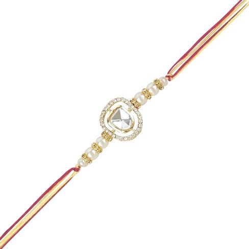 مجموعة كومبو لومبا راخي كومبو من آي جويلز راكشابهاندان الخاصة المرصعة باللؤلؤ بهيا بهابهي والمعلقة باللؤلؤ (R094-CO) in Kuwait