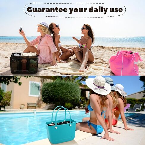 Clear Black Beach Bag Organizer Liner Original Insert Accessories for Bag X Large Storage Bag Divider Pouch Zipper for Bags Accessories Organizing Bag and Divide Space in Kuwait