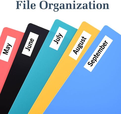 Hehua Compatible for Dymo LetraTag Refills 12mm x 4m 1/2" x 13', 10PK Letratag Refills Plastic Compatible for Dymo Label Maker Refills for Dymo LetraTag LT-100H LT-100T Plus LT-110T QX50 2000 XR in Kuwait