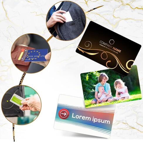 Ctosree 500 Pcs White Sublimation Metal Business Card Blanks 0.22 mm Aluminum Blanks Name Card 3.39 x 2.13 Inch Thick Aluminum Alloy Sublimation Cards for Office Business Blank DIY Printing Engrave in Saudi Arabia