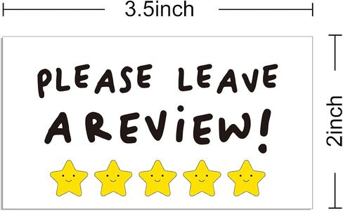 100 Mini Please Leave A Review Business Thank You Cards Shopping Purchase Greeting Cards to Customer Appreciation Cards for Small Business Owners Package Inserts in Saudi Arabia